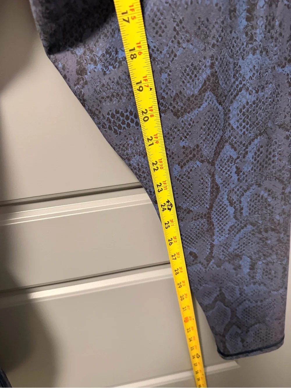BCBGMaxAzria blue snakeskin